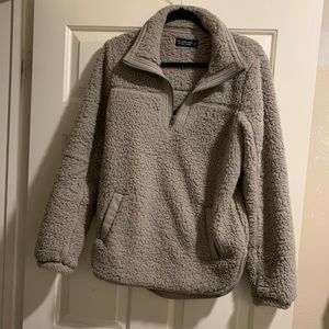 Abercrombie Sherpa pullover ¼ zipper